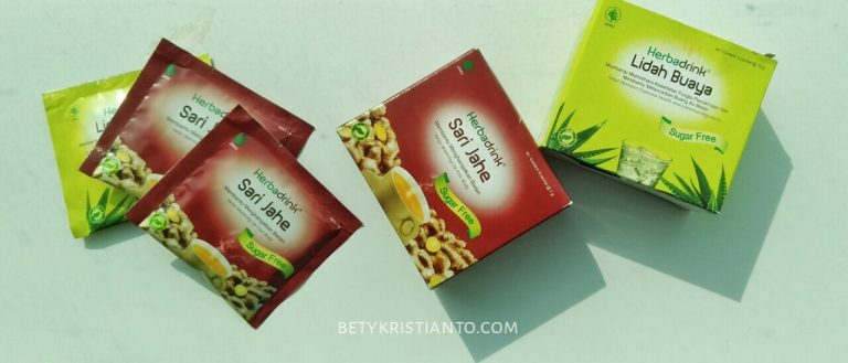 Herbadrink sari jahe dan herbadrink lidah buaya