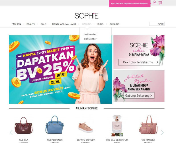Peluang usaha online bersama Sophie Martin Magic Peach Cream Sophie Martin