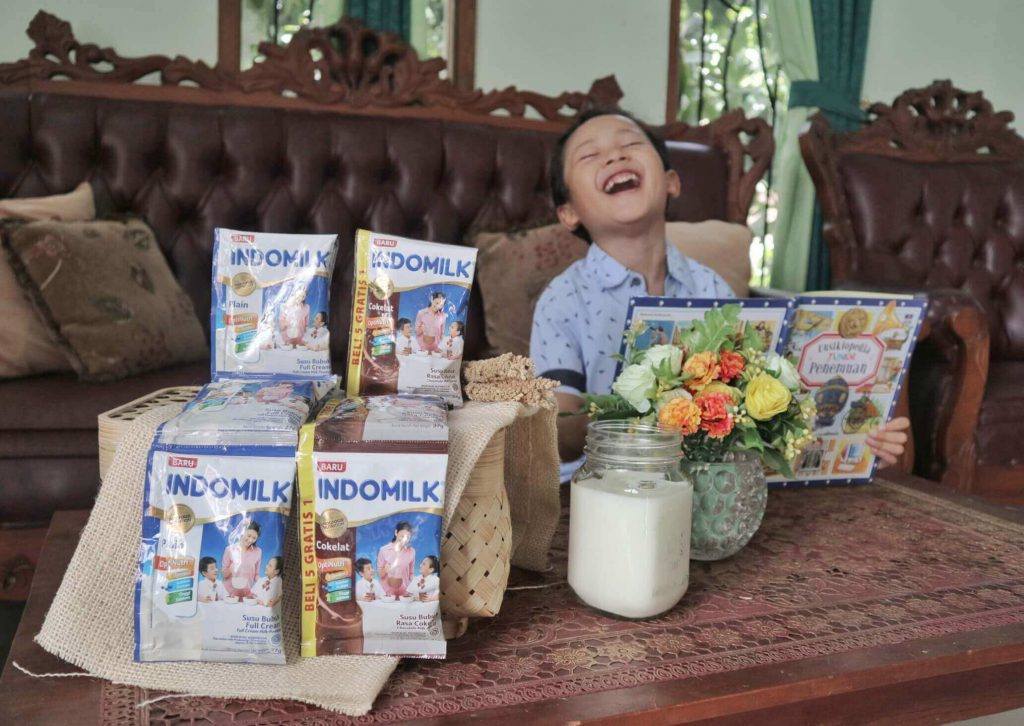 Indomilk susu bubuk dukung anak tinggi, tangguh, tanggap