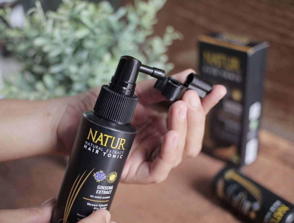 packaging natur hair tonic