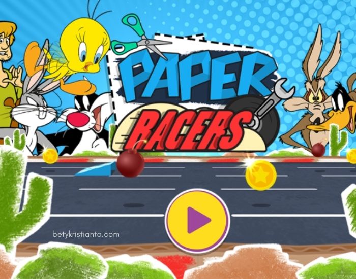 paper racer game