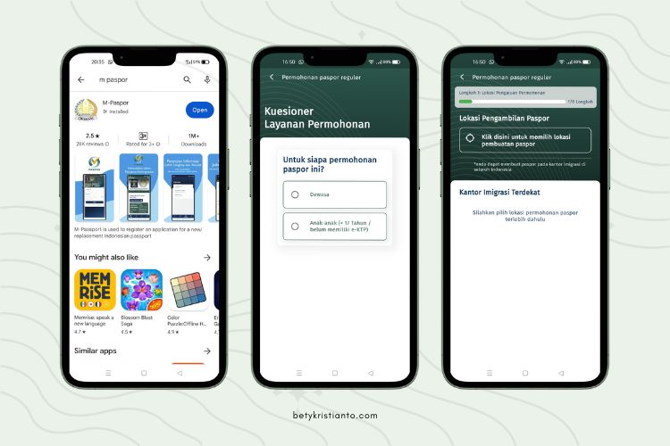 cara pengajuan perpanjangan dan paspor baru